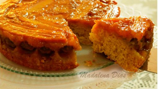 FOTO TORTA DE BANANA CARAMELIZADA