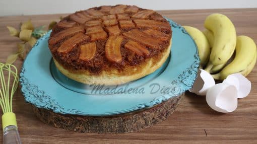 FOTO BOLO DE BANANA CARAMELADO