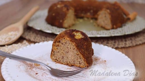 FOTO BOLO DE BANANA SEM AÇÚCAR SEM LEITE