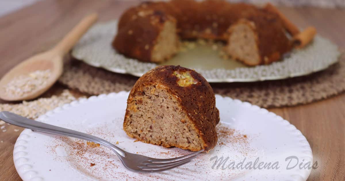 FOTO BOLO DE BANANA SEM AÇÚCAR SEM LEITE