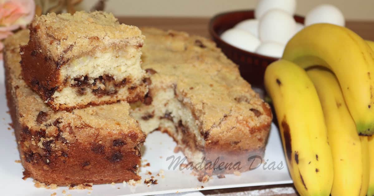FOTO BOLO CUCA DE BANANA